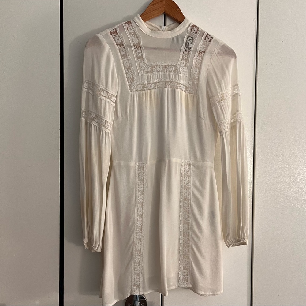 Reformation off-white Lace Dress